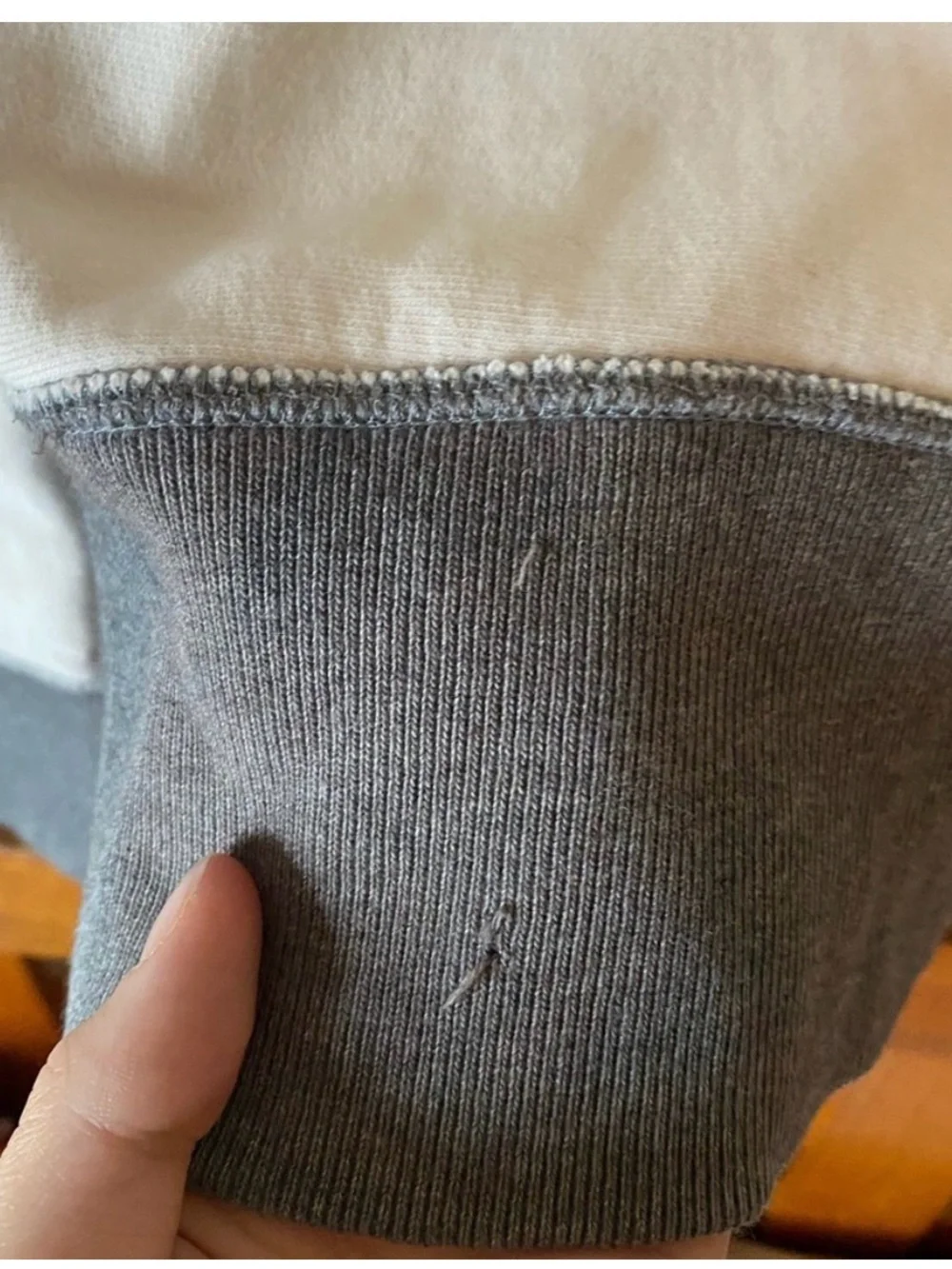 Vintage Champion x T Snyder   Two-Tone Crewneck